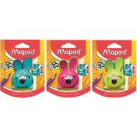 Sacapuntas Croc Croc Conejo con depósito, 3 colores ¿Cuál te llegará? MAPED, 1 ud