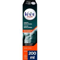 Crema gel depilatoria para hombre VEET, tubo 200 ml