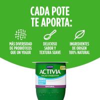 Activia 0% natural DANONE, pack 4x120 g