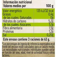 Pimiento rojo en tiras EROSKI, frasco 190 g