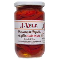Pimiento de piquillo al ajillo J. VELA, frasco 250 g