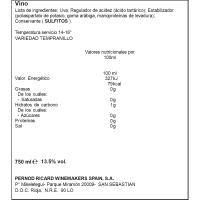 Vino Tinto Tempranillo Rioja CAMPO VIEJO, botella 75 cl