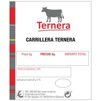 Carrilleras de ternera, bandeja aprox. 600 g