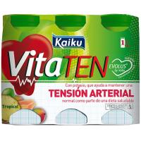 Vitaten para beber tropical KAIKU, pack 6x65 ml
