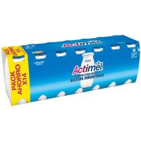Actimel para beber natural DANONE, pack 14x100 ml