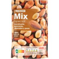 Mix de frutos secos especial EROSKI, bolsa 200 g