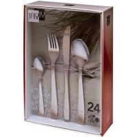 Cubertería 24 piezas de acero inox 18/0 Hotel JAY, 1 ud