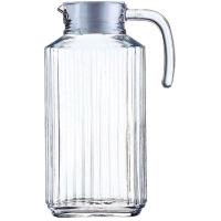 Jarra Quadro de vidrio transparente, con tapa LUMINARC, 1,7 litros