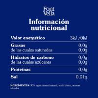 Agua con limón FONT VELLA, botella 1,15 litros