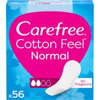 Protector normal CAREFREE, caja 56 uds