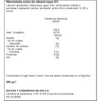 Mermelada de albaricoque HELIOS Diet, frasco 280 g 