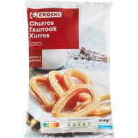 Churros de lazo EROSKI, bolsa 500 g