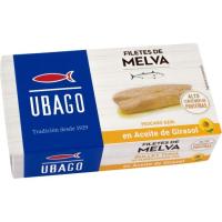 Filete de melva en aceite de girasol UBAGO, lata 115 g