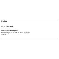 Vodka Raspberry ABSOLUT, botella 70 cl