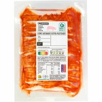 EROSKI XXL solomo ontzutua. xerratua, hutsean, erretilua gutxi gorabehera 800 g