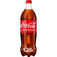 Refresco de cola COCA COLA, botella 1,25 litros