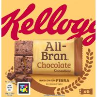 Barrita de chocolate KELLOGG`S ALL-BRAN, 6 uds., caja 240 g