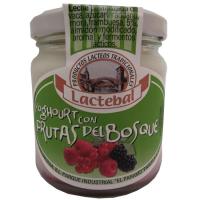 Yogur con frutas del bosque LACTEBAL, tarro 200 g