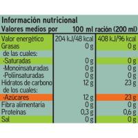 Zumo de piña-uva EROSKI, brik 1 litro