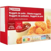 Nuggets con salsa EROSKI, caja 300 g