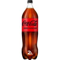 Refresco de cola COCA COLA Zero, botella 2 litros