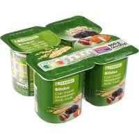 Bífidus fibras con muesli EROSKI, pack 4x125 g