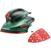 Multilijadora de mano 80W, incluye 3 lijas PSM 80A BOSCH, 1 ud