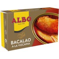 Bacalao a la vizcaína ALBO, lata 115 g
