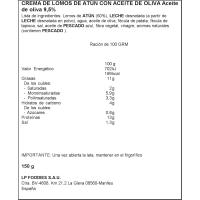 Paté de atún en aceite de oliva natural LA PIARA, pack 2x75 g