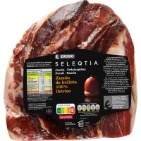 Jamón bellota 100% ibérico E. SELEQTIA, al corte, compra mínima 100 g