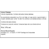 Crema de orujo RUAVIEJA ORO, botella 70 cl