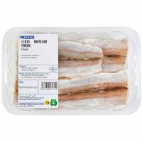 Filete de lirio EROSKI, bandeja 250 g