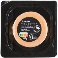 EROSKI SELEQTIA foie medailoia, blisterra 100 g