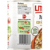 Fabes con almejas LITORAL, lata 440 g