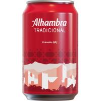 Cerveza ALHAMBRA Tradición, lata 33 cl