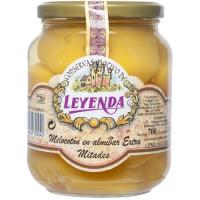Melocotón en almíbar extra mitades LEYENDA, frasco 400 g Melocotón en almíbar extra mitades LEYENDA, frasco 400 g