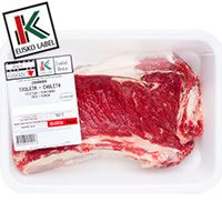 Chuleta de vaca Euskal Okela EUSKO LABEL, bandeja aprox. 440 g