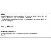 Vino Blanco Sauvignon EMINA, botella 75 cl