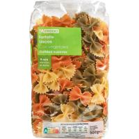 EROSKI farfalle pasta barazkiduna, paketea 500 g