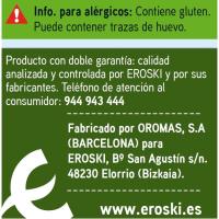 EROSKI farfalle pasta barazkiduna, paketea 500 g