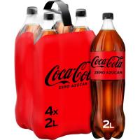 Refresco de cola COCA COLA Zero, pack 4x2 litros