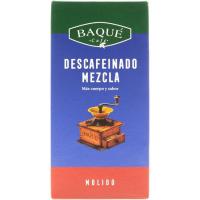 Café molido descafeinado mezcla BAQUÉ, paquete 250 g