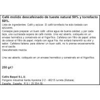 BAQUÉ kafe eho nahasketa kafeinagabea, paketea 250 g