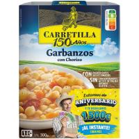 Garbanzos CARRETILLA, bandeja 300 g