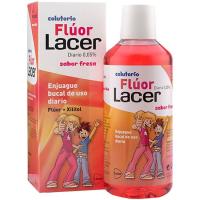 Colutorio diario de fresa LACER, botella 500 ml