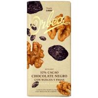 Chocolate negro con nueces-pasas ORBEA, tableta 125 g