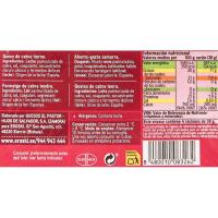 Queso tierno de cabra EROSKI, lonchas, bandeja 150 g