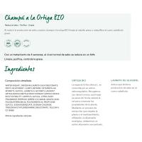 Champú de ortiga KLORANE, bote 200 ml