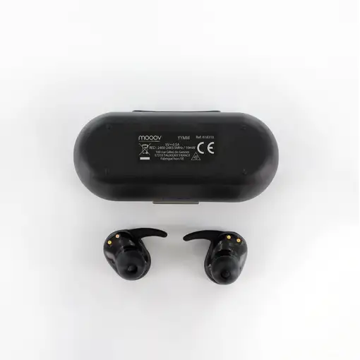 Auriculares de botón negros bluetooth, Mooov 618310 METRONIC