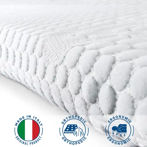 The White Stone Topper Viscoelastico Memory Foam H3    160x185